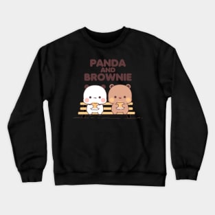 PANDA AND BROWNIE Crewneck Sweatshirt